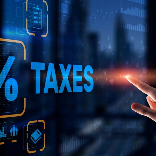 Concept,Of,Taxes,Paid,By,Individuals,And,Corporations,Such,As